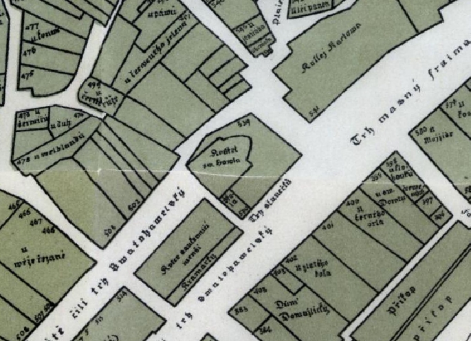 Mapa Tomek 1491